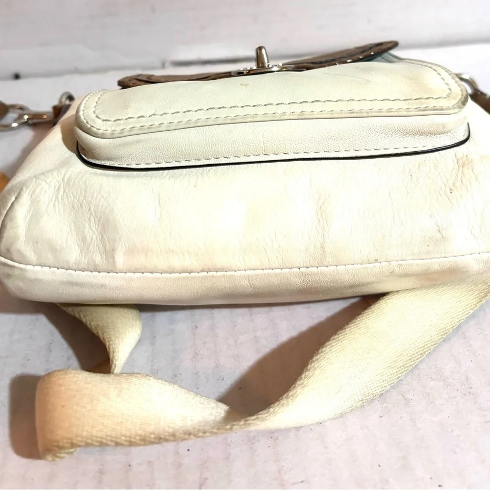 Coach vintage leather crossbody handbag - Picture 3 of 9
